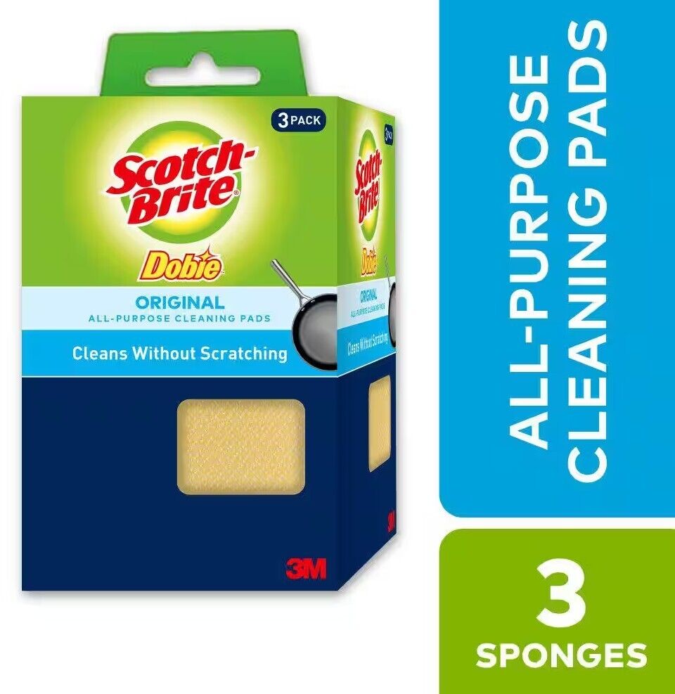 Scotch-Brite™ Dobie® All Purpose Cleaning Pad, 3PK