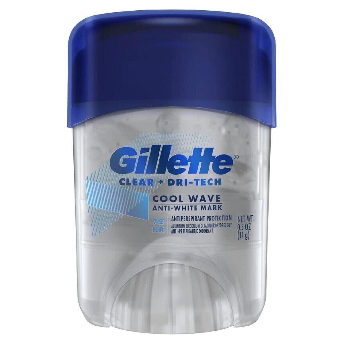 Gillette Antiperspirant Deodorant 0.5-oz 14-g Cool Wave Scent Xtend